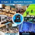 thumbnail image 3 of FoMaKo 4K 60fps NDI PTZ Camera, Supports NDI HX3 4K 60fps Output, 20x Optical Zoom, KC608 Pro NDI PTZ Camera Controller for Industry Seminar Conference Live Streaming(K600NX2+KC601 Pro+KC608), 3 of 12