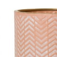thumbnail image 3 of Boho Metal Planter Pot With 3-Leg Gold Metal Base - Terracotta Color - 15.75"H x 8.5"W, 3 of 4