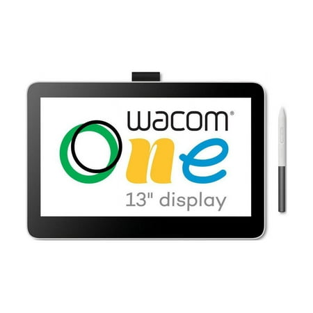 Wacom - One 13 Touch (2023 version) - 13.3" Pen & Touch Display Drawing Tablet - White