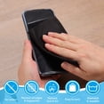 thumbnail image 5 of Uxcell Glasses Cleaning Cloth 7" x 5.6", Eyeglasses Polishing Cloth Soft Wipe Screen, Black 12 Pcs, 5 of 7