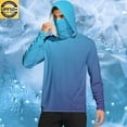 thumbnail image 2 of Hoodies for Men Sun Hoodie Shirt - UPF 50+ UV Protection Quick Dry Lightweight Fishing Swim Shirt Rash Guard M, 2 of 7