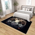 thumbnail image 4 of 2x3 Rug, Deer Door Mat, Wild Animal Symbol Rug, Floral Wildlife Rugs for Entryway, Washable & Non Slip & Soft Low Pile Small Carpet, Indoor Doormat, Deer Home Decor & Gifts, 4 of 7