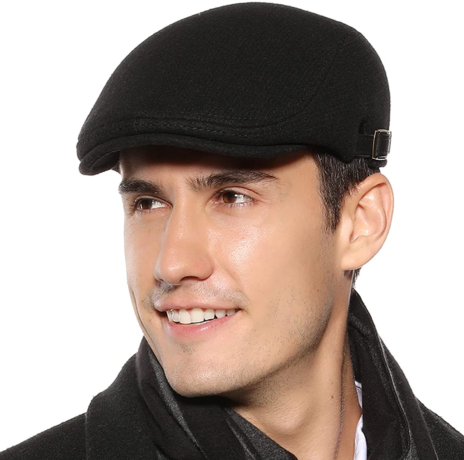 Men's Woolen Beret Newsboy Caps Vintage 