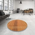 thumbnail image 4 of Ahgly Tapis Rectangulaire Abstrait Orange Rouge Lavable en Machine, 3 Pieds x 5 Pieds, 4 of 7