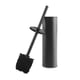 thumbnail image 1 of Naiovety Escobilla de baño de acero inoxidable 304, cepillos de limpieza de baño con mango largo, lavable para el hogar, limpieza reutilizable del suelo Juegos de accesorios de baño De pie negro Naiovety HA010759-04B, 1 of 1