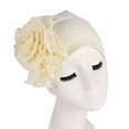 thumbnail image 1 of Chapeau Turban Rétro à Grandes Fleurs pour Femmes, Chapeau à Bord Ajusté, Livraison Gratuite, 1 of 1