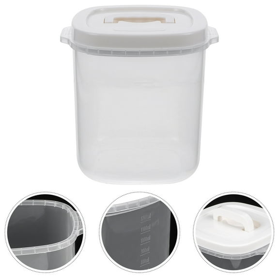 SHOWERORO Storage Container PP 1Pack 6X4.9X4.9In