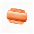 thumbnail image 2 of ZLKMQM Bath Pillow for Tub with Suction Cups, Waterproof PVC Foam Bathtub Cushion, Ergonomic Head Neck Back Support, Breathable 4D Air Mesh, Home Spa and Jacuzzi Accessory Orange, 2 of 6