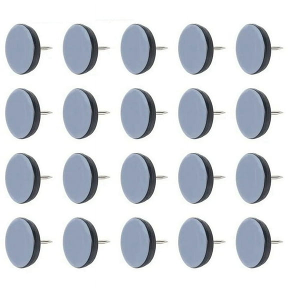 20 Pcs Furniture Slider Pads with Nail Feet Furniture Moving Gliders Mover Floor y22776