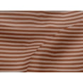 thumbnail image 4 of oneOone Viscose Jersey Rust Brown Fabric Stripes Sewing Craft Projects Fabric Prints By Yard 60 Inch Wide, 4 of 4