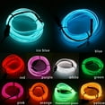 thumbnail image 5 of Cool Blue Interior Car LED Decor Atmosphere Strip Wire Light Lamps Accessory 12V, 5 of 8