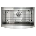 thumbnail image 4 of ZLINE 33 in. Moritz Farmhouse Apron Mount Single Bowl Kitchen Sink with Bottom Grid and Accessories (SLSAP-33), 4 of 9