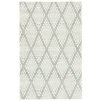 SAFAVIEH Marbella Asa Diamond Area Rug, Green/Ivory, 3' x 5'