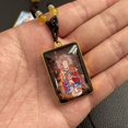 thumbnail image 3 of Tibetan Buddhist Pendant Necklace Ksitigarbha Bodhisattva Amulet Charm Religious Jewelry Unisex Necklace Gift for Men Women, 3 of 5