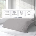 thumbnail image 5 of Kotton Culture 600 TC 100% Egyptian Cotton Duvet Cover (Silver, Super Oversize King / Super King Plus, 1 Piece Only), 5 of 5