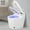 White, variant on Thehsnt Smart Toilet, Automatic Flush One Piece Bidet Toilet, Electric Tankless Toilets with Heated Seat, Foot Sensor Operation, LED Display, Night Light And Dryer