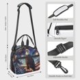 thumbnail image 2 of Honeii Night Sky Bald Eagle Print Lunch Box,Insulated Lunch Bag,Lunch Tote Bags,Leakproof Cooler Lunch Case for Travel Work Picnic, 2 of 7