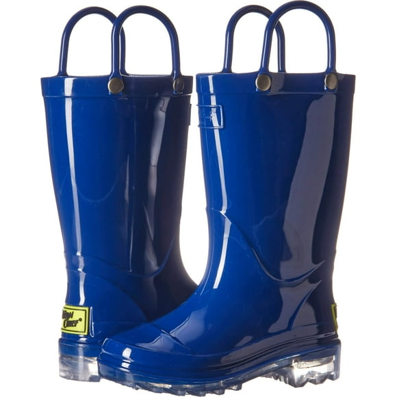 Bota de lluvia Western Chief para niños, unisex, impermeables, PVC, azul, 11-12T