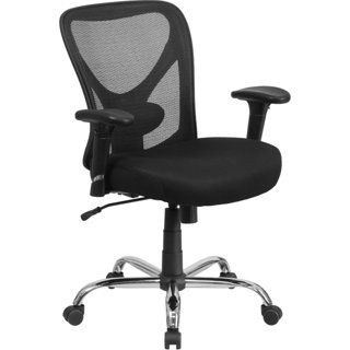 Gymax High Back Big & Tall Office Chair Adjustable Swivel w/Flip-up Arm ...