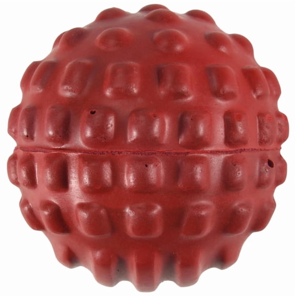 Bola de la Fascia de Toque Espuma de Pu Bola de Masaje de Fitness de RelajaciÓN Muscular Impermeable y FÁCil de Limpiar Bola de Cuidado de  -Rojo
