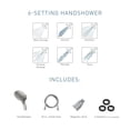thumbnail image 4 of Moen Engage Spot Resist Brushed Nickel Six-Function 5.5-Inch Removable Handheld Showerhead with Magnetic Docking System, 4 of 7