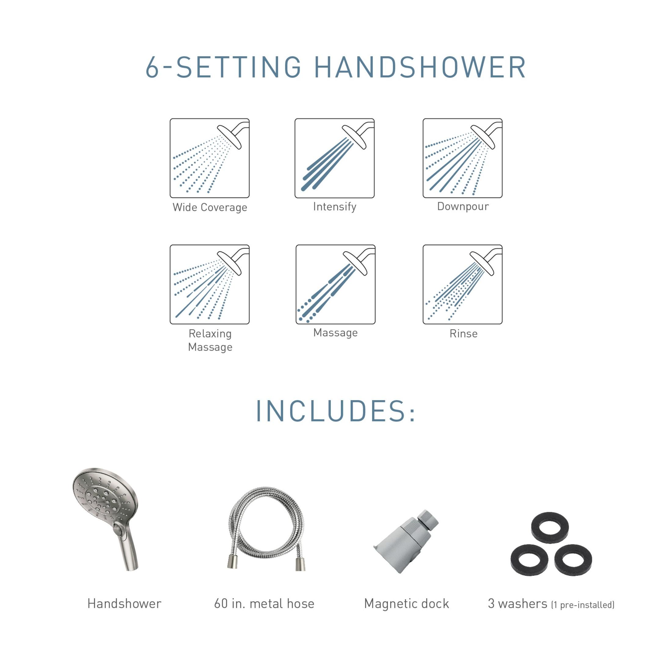 Moen Engage Magnetix Handheld Shower Head, 5.5-Inch photo 4