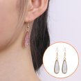 thumbnail image 3 of Qarigey 1 par de pendientes colgantes en forma de gota de agua, accesorios de joyería, suministro a juego de ropa, gota de oreja de aleación clásica Ropa, zapatos y accesorios Miscelánea Blanco Qarigey AP009625-03B, 3 of 6