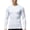 White, variant on yillto Men's Muscle Shirts Long Sleeve Casual Athletic Lightweight Workout Tops Gym Running Top Undershirts