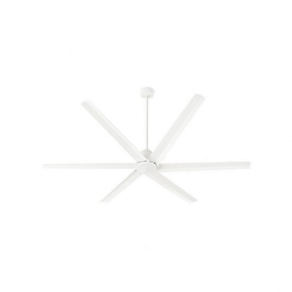 East Crescent 6 Blade Ceiling Fan-15.2 inches Tall and 80 inches Wide-Studio White Finish-Studio White Blade Color Bailey Street Home 183-Bel-4636637