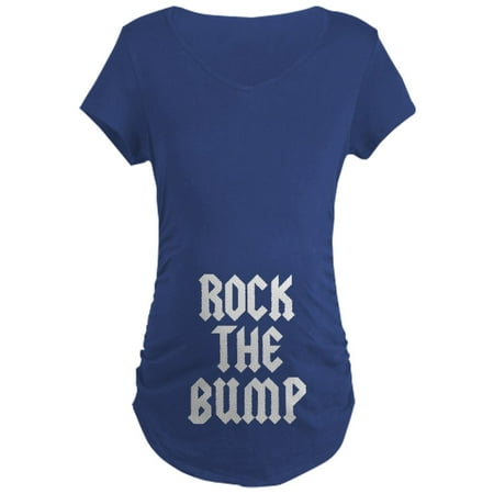 

CafePress - Rock The Bump Maternity Maternity Dark T Shirt - Maternity Dark T-Shirt