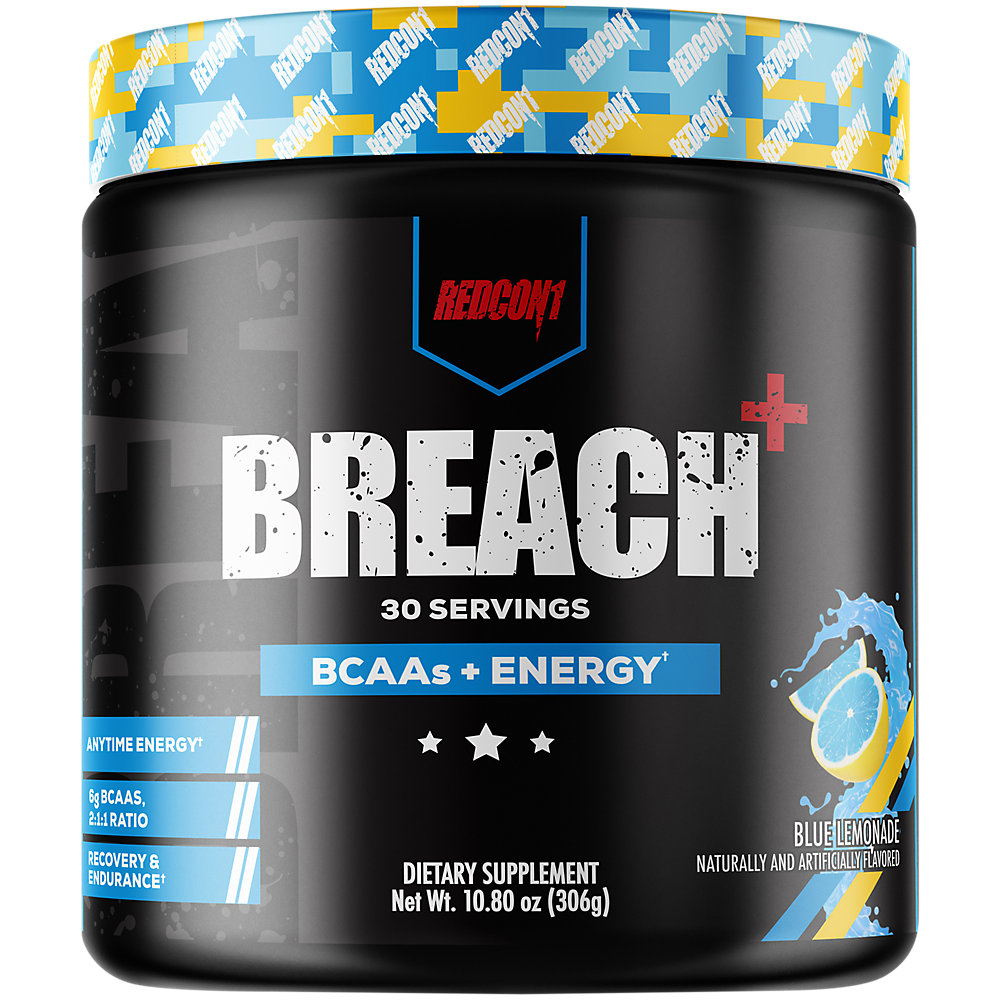 Breach BCAAs + Energy Recovery Endurance Blue Lemonade (10.80 Oz. / 30