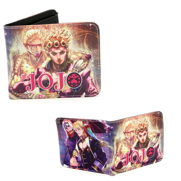 Giorno Giovanna and Gold Experience - Jojo's Bizarre Adventure 4x5.5" Bi-Fold Wallet