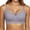 Purple, variant on Beige Soft Stretch Underwear Yoga Bras for Women No Padding With Adjustable Back Hooks V-Neck Basic Wireless Racerback Bra Low Support Workout Sports Bra
