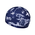 thumbnail image 4 of Swimming Cap Swim Pool Bathing Hat Fashion Comfortable Summer Unisex Bathing Cap Style E, 4 of 9