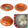 thumbnail image 5 of Wooden Roulette Wheel Set, Professional Roulette Wheel European Roulette Wheel, Turntable Leisure Table Games, Perfect For An At-home Game Night Or A Club, 5 of 5
