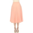 thumbnail image 3 of White Mark Women's Flared Midi Skirt, 3 of 6