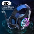 thumbnail image 3 of Gaming Headset for PS4 PS5 Xbox One PC with Noise Canceling Mic, Surround Sound, 3 of 7