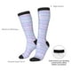 thumbnail image 4 of Balery Striped Gradient Calcetines novedosos Calcetines deportivos Calcetines hasta la rodilla Calcetines de algodón Calcetines originales y geniales, 4 of 6