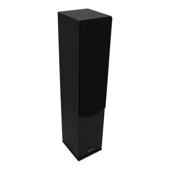 Rockville Lux 658 Black Dual 6.5" Premium Tower Speaker Home Audio 8 Ohm