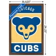 thumbnail image 3 of MLB Chicago Cubs - Retro Logo 14 Wall Poster, 14.725" x 22.375", Framed, 3 of 5