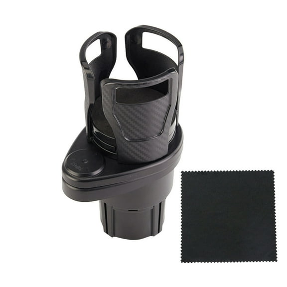 Kayannuo Back to School Car Cup Holder Expander Adapter, Vehicle-Mounted Water Cup Drink Holder Multifunctional, 360 Degrees Rotating Car Dual Cup Mount -Adjustable Stand Expander