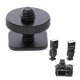 thumbnail image 2 of 1/4' Single Layer Tripod Mount Screw to Studio Flash Hot Shoe Adaptor For, 2 of 4