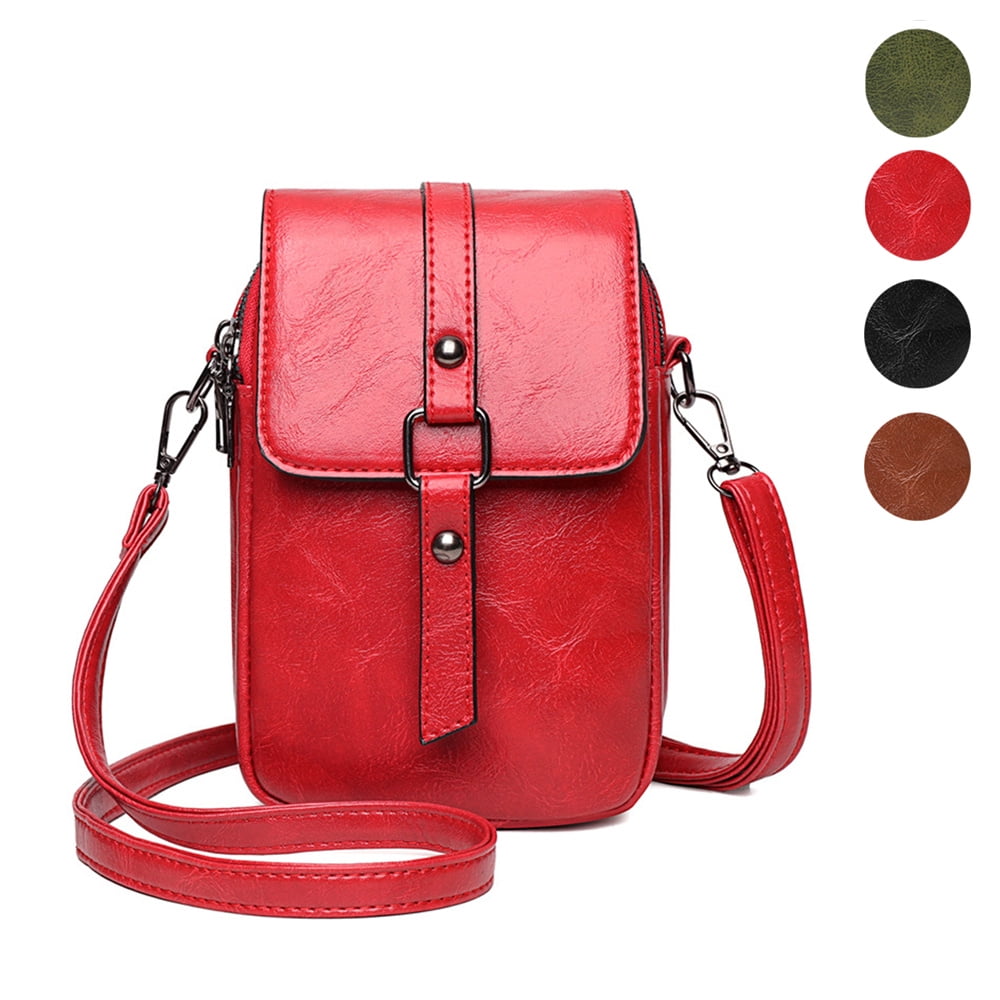 PU Leather Phone Bag Phone Purse, Small Phone Cross Body Bag for Women