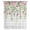 Gray, variant on Colorful Flowers Semi Sheer Curtains Drapes for Living Room,Bedroom,French Doors Window 84 Inches Long,Spring Leaves Floral Botanical Wood Grain Rod Pocket Chiffon Curtain Voile Drapery Panel