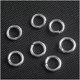 thumbnail image 3 of Anillos abiertos de calibre 21 de 4 Chapado en plata - 100 piezas, 3 of 3