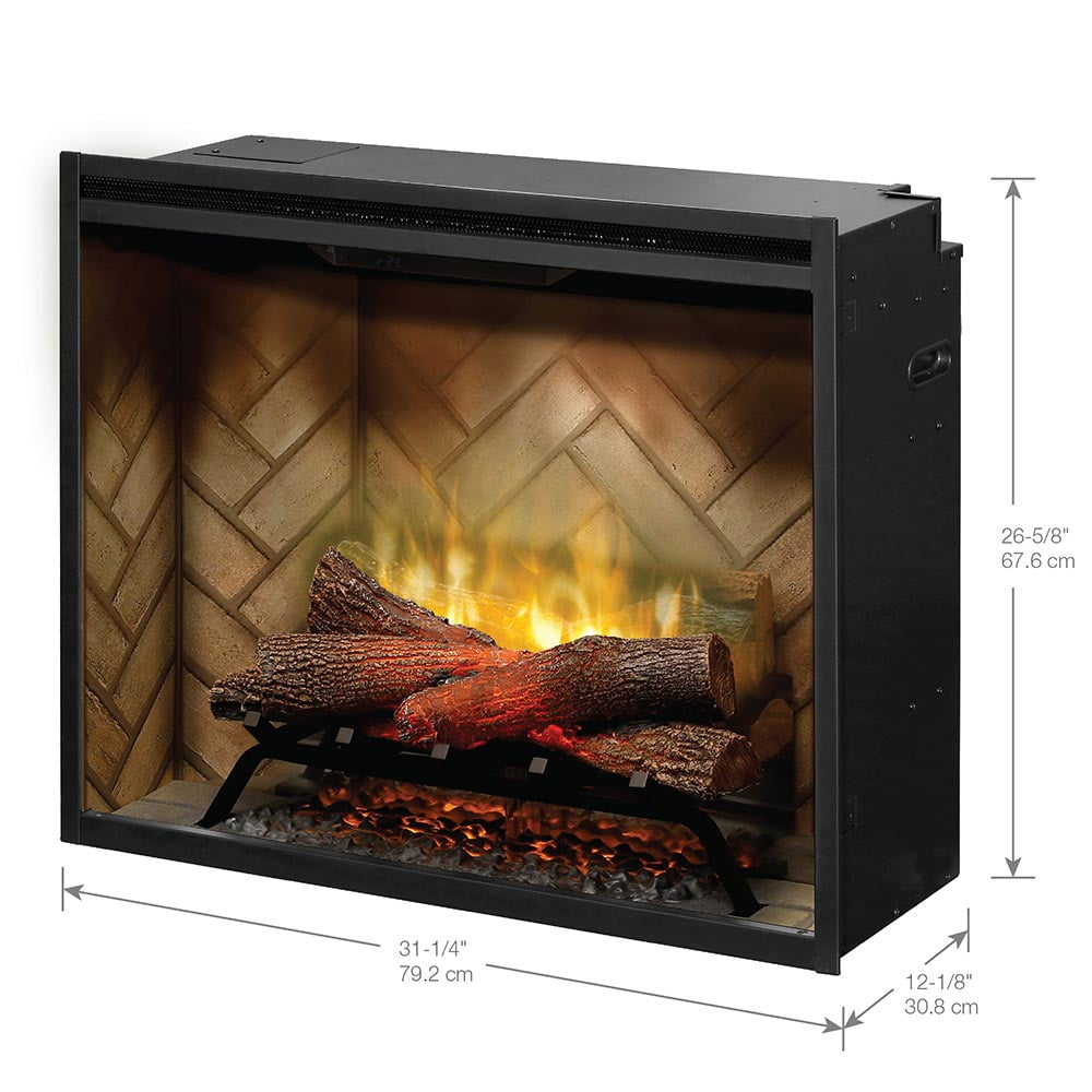 Dimplex Revillusion 30 inch Built-In Electric Firebox - Black, RBF30 -  Walmart.com