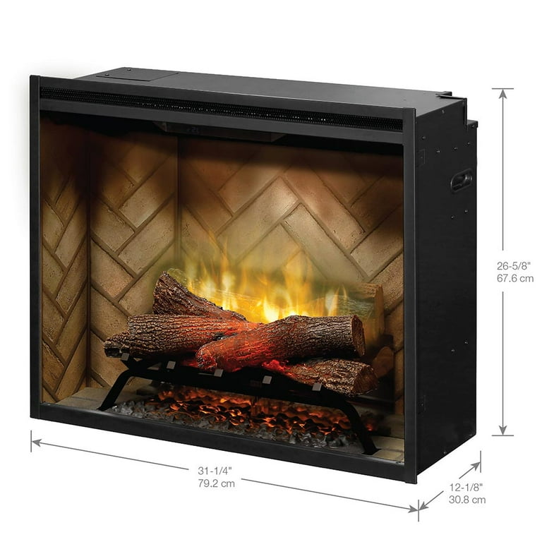 Dimplex Revillusion 30 inch Built-In Electric Firebox - Black, RBF30 -  Walmart.com