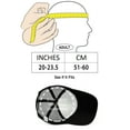 thumbnail image 3 of DALIX Two Tone Summer Mesh Cap in Black and White Trucker Hat, 3 of 7