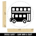 thumbnail image 2 of London Double Decker Bus Public Transportation Self-Inking Rubber Stamp Ink Stamper - Lime Green Ink - Mini 1/2 Inch, 2 of 7