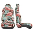 thumbnail image 2 of LAKIMCT Abstract Pink Flamingo Car Seat Covers Vehicle Front Seat Covers Universal Fit Seat Protector, 2 of 9